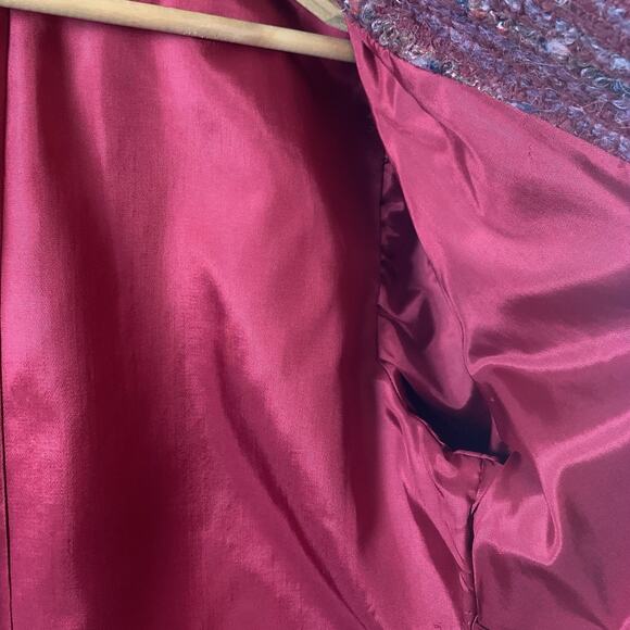 VTG Womens Open Front Textured‎ Jacket Sz M Boho Eclectic Artisian Indie Grunge - Picture 10 of 12